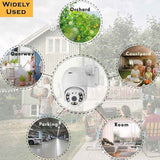 Camara De Seguridad Exterior Ip 1080p Fralugio Full Hd Led Wifi Ptz Ycc365 Plus