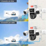 Cámara de seguridad exterior Wifi con Alarma Multiple Video.