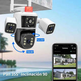 Cámara de seguridad exterior Wifi con Alarma Multiple Video.