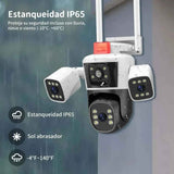 Cámara de seguridad exterior Wifi con Alarma Multiple Video.