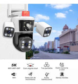 Cámara de seguridad exterior Wifi con Alarma Multiple Video.