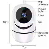 Camara de seguridad IP WiFi de Seguridad PTZ Full HD 1080P Fralugio