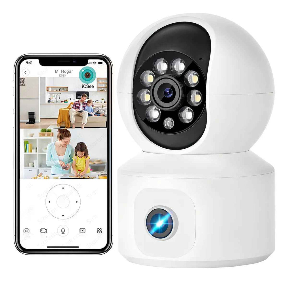 Camara De Seguridad Star ICSEE Wifi Doble Pantalla