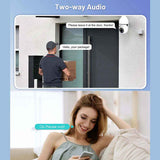 Camara De Seguridad Wifi Inteligente Full Hd 1080p Fralugio B8-El