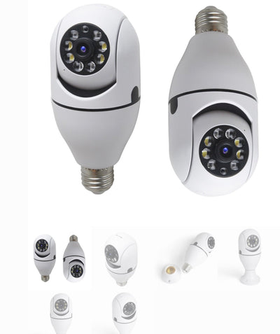 Cámara de Vigilancia WiFi con Visión Infrarroja Tipo Socket - Gadgets y Tecnología en Fralugio México