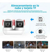 Cámara doble Lente de Seguridad Wifi 4k 10x 8mp