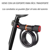 Candado Antirrobo 5 Dígitos con Luz Integrada para Bici - Gadgets y Tecnología en Fralugio México — imagen 3 de 4