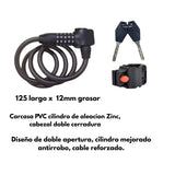 Candado Doble Seguridad con Clave y Llave para Moto y Bici - Gadgets y Tecnología en Fralugio México — imagen 3 de 5