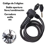 Candado Doble Seguridad con Clave y Llave para Moto y Bici - Gadgets y Tecnología en Fralugio México — imagen 4 de 5