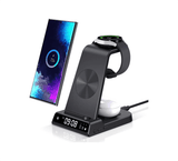Cargador inalámbrico para Samsung, estación de Carga inalámbrica 3 en 1 para Samsung Galaxy