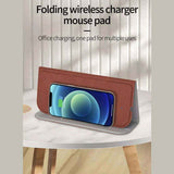 Cargador Qi Estilo Mouse Pad de Inducción Fralugio Carga 15 Watts Máximo
