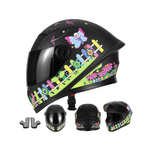 Casco Integral Para Moto de Niño Niña Con Certificado Dot