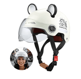 Casco Para Moto Ajustable Transpirable Con Abatible Visera