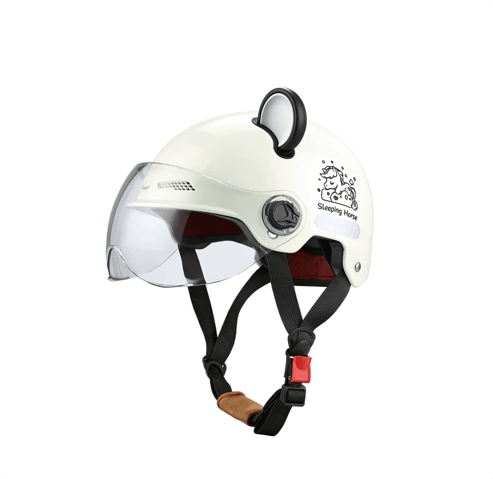 Casco Para Moto Ajustable Transpirable Con Abatible Visera