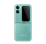 Celular Plegable Y2000 Dual Sim Bluetooth TURQUESA