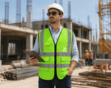 Chaleco de Seguridad Naranja Porta Credencial - Gadgets y Tecnología en Fralugio México — imagen 8 de 8