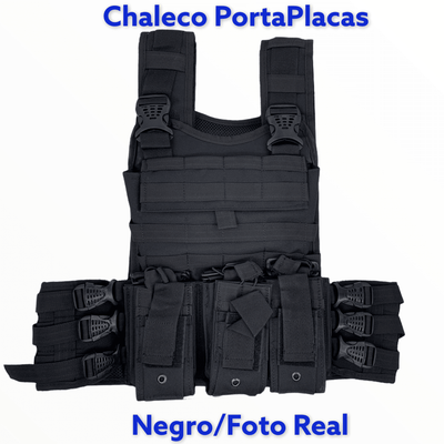 Chaleco Porta Placas MOLLE Contactel Multicolor - Gadgets y Tecnología en Fralugio México
