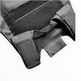 Chaleco Porta Placas Velcro Negro Caqui Verde - Gadgets y Tecnología en Fralugio México — imagen 3 de 3