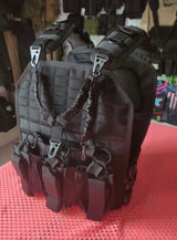 Chaleco Portafusil y Porta Cargadores Sistema Molle SN102 - Gadgets y Tecnología en Fralugio México — imagen 1 de 4