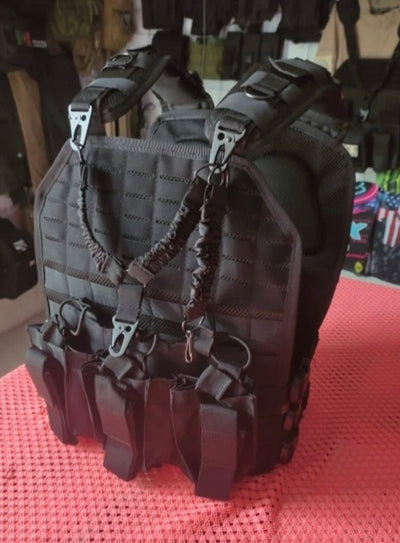 Chaleco Portafusil y Porta Cargadores Sistema Molle SN102 - Gadgets y Tecnología en Fralugio México