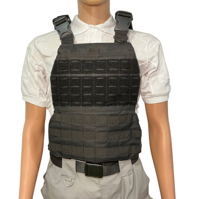 Chaleco Táctico Modular MOLLE Ajuste Lateral Negro - Gadgets y Tecnología en Fralugio México