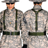 Cinturón Fajilla Táctica Verde Militar YD012 - Gadgets y Tecnología en Fralugio México — imagen 2 de 2