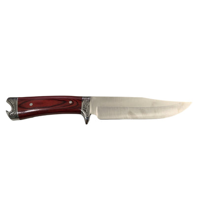 Cuchillo Bowie Mango de Madera con Funda - Gadgets y Tecnología en Fralugio México