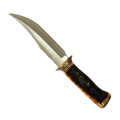 Cuchillo Curvo Artesanal Mango Dragón 26 cm - Gadgets y Tecnología en Fralugio México