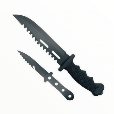 Cuchillo Largo 2 en 1 con Puñal Integrado y Funda - Gadgets y Tecnología en Fralugio México