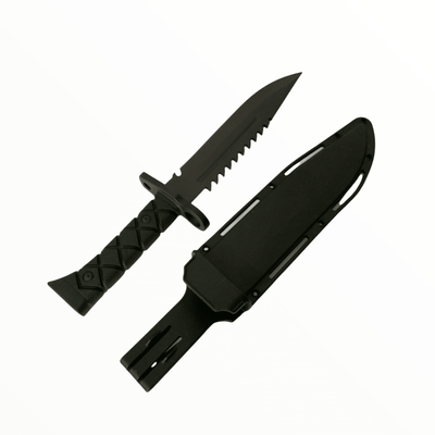 Cuchillo Largo con Sierra en el Lomo y Funda - Gadgets y Tecnología en Fralugio México