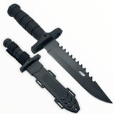 Cuchillo Rambo 32 cm con Hoja Sierra y Funda - Gadgets y Tecnología en Fralugio México — imagen 2 de 3