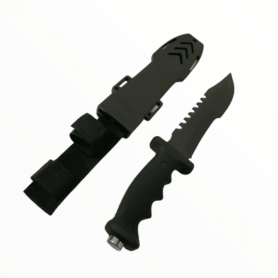 Cuchillo Tipo Rambo con Funda y Hoja Sierra - Gadgets y Tecnología en Fralugio México