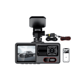 Dash Cam Hysmart 1080p Para Coche 3 Cámaras Visión
