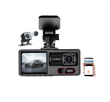 Dash Cam Hysmart 1080p Para Coche 3 Cámaras Visión
