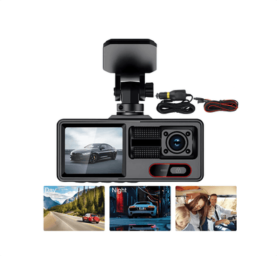 Dash Cam Hysmart 1080p Para Coche 3 Cámaras Visión - Gadgets y Tecnología en Fralugio México