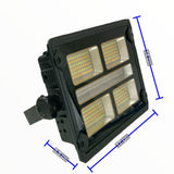 Lámpara LED de trabajo solar y recargable con luz blanca, ámbar y efecto patrulla — imagen 2 de 3