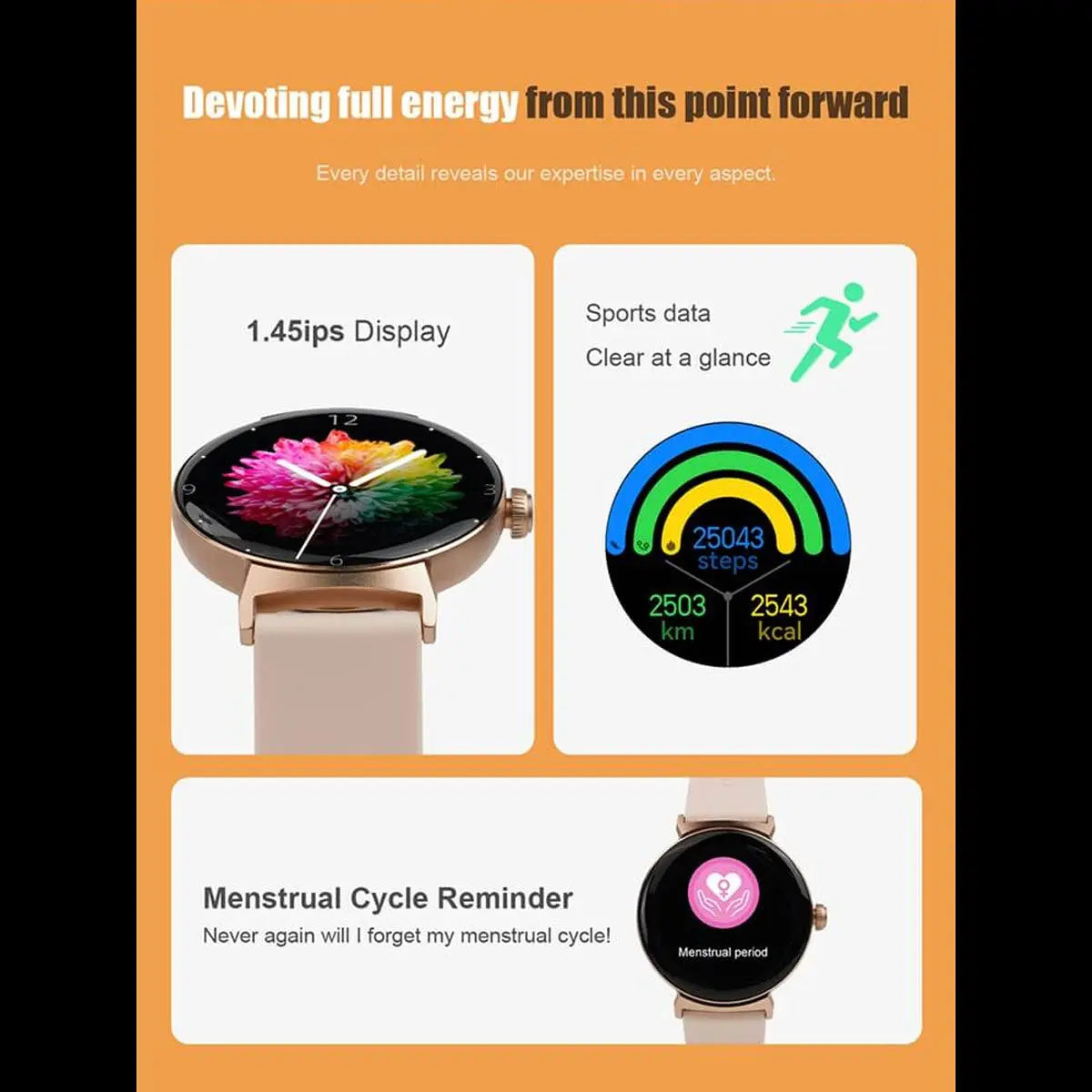 Smartwatch Para Mujer Dt4 New Fralugio Llamadas Ips 1.45 Hd Fralugio