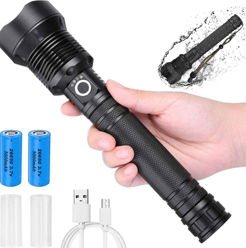 Lámpara LED P90 recargable con 3 modos de luz