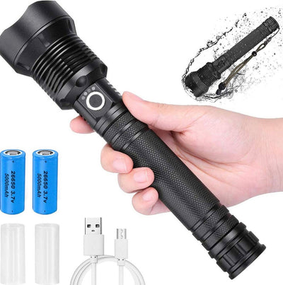 Lámpara LED P90 recargable con 3 modos de luz