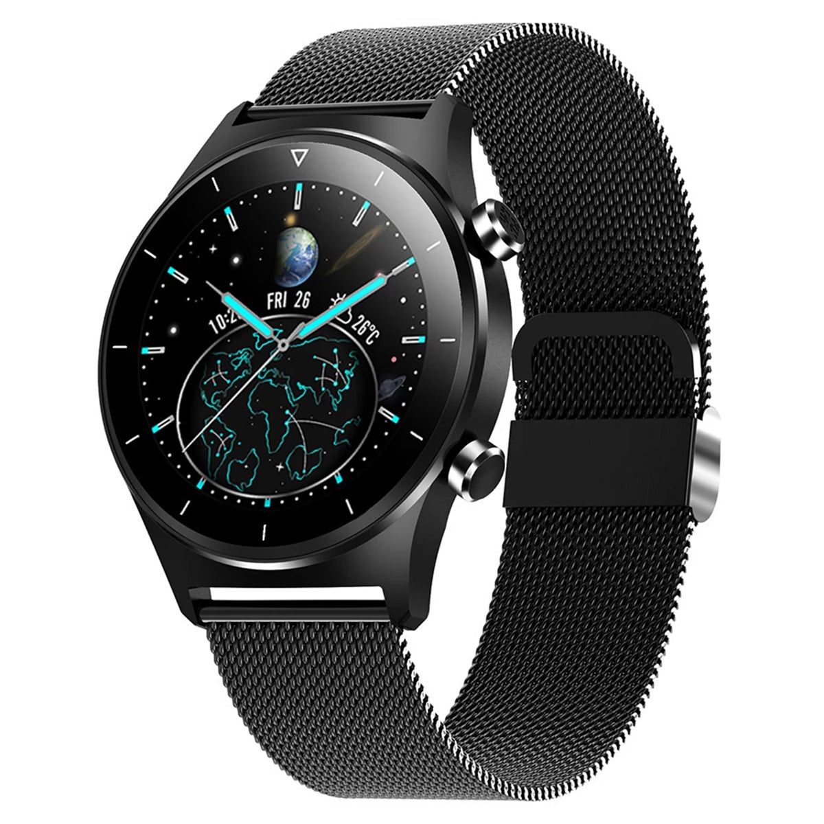 Fralugio Reloj Smartwatch Smart Band E13 Full Touch Metal Hd