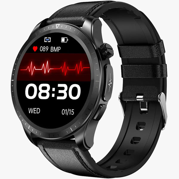 Reloj Smart Watch E420 Fralugio Ecg Mide Glucosa Hr Spo2 Bp Piel Fralugio