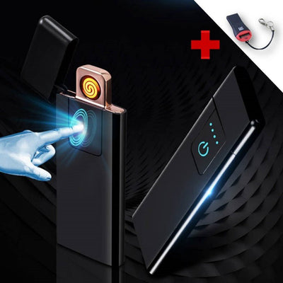 Encendedor Eléctrico Metálico con Sensor de Huella - Gadgets y Tecnología en Fralugio México