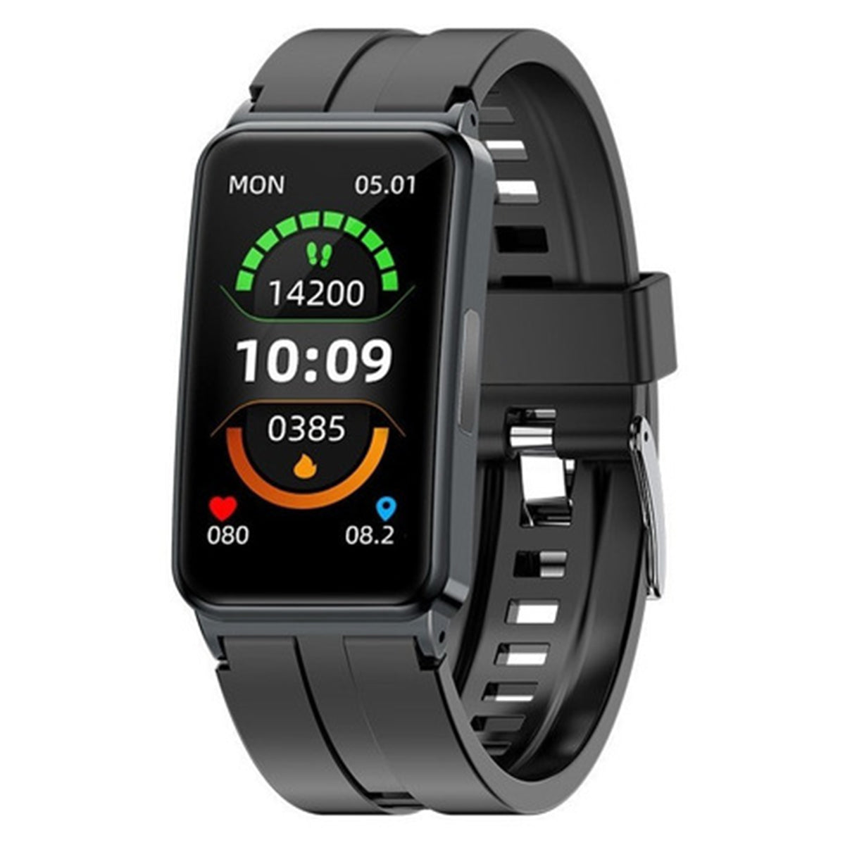 Smart Watch Reloj Ep01 Fralugio Mide Glucosa Ecg Hr Bp Bpo2