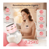 Extractor de leche eléctrico recargable, portátil, manos libres, kit saca leche, pantalla Led, 3 modos y 12 niveles de 13, 15, 17, 19 y 24 mm