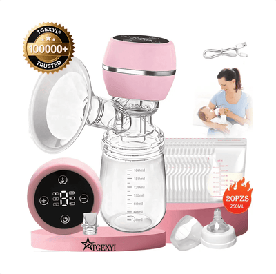Extractor de leche portátil recargable USB, 3 modos, 9 marchas, 27 niveles de succión. - Gadgets y Tecnología en Fralugio México
