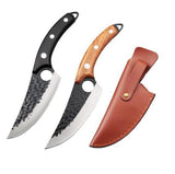 Cuchillo deshuesador japonés con hoja fina y funda café — imagen 1 de 4