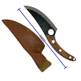Cuchillo deshuesador japonés con hoja fina y funda café — imagen 3 de 4