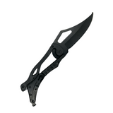 Navaja táctica mecánica de hoja ancha con clip y funda incluida — imagen 1 de 3