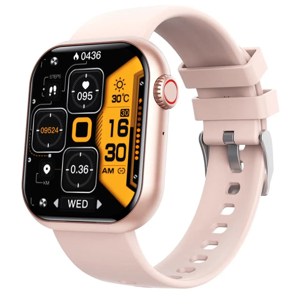 Reloj Smartwatch F57 Fralugio Full Touch Mide Glucosa Hr Bp Fralugio