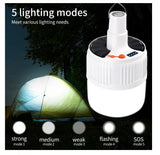 Foco para Camping LED 5 Modos Disponible en Dos Tamaños - Gadgets y Tecnología en Fralugio México — imagen 5 de 7